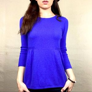 Purple cashmere sweater